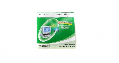 1,56 HI-MAX Ф70ММ  Biomax  SPY +1,50CYL  +2,00